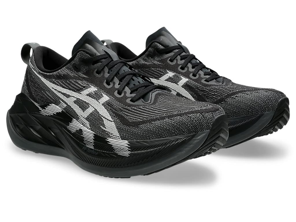 A pair of Asics shoes